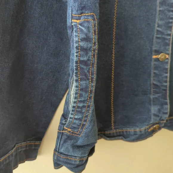 Vintage Baby Phat Women's Blue Denim Embroidered Logo Y2K/90s Jacket 23/24 - Picture 7 of 9